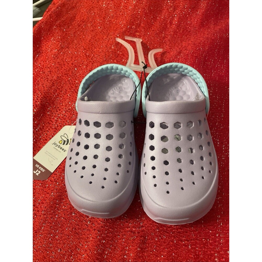 Joybees Dylan Girls' Lilac Purple Slip On EVA Clogs -- Big Girls' Youth Size 2